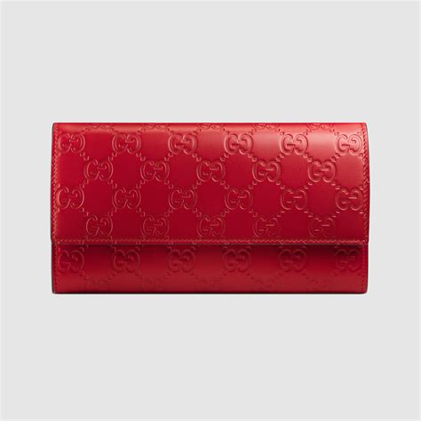 red gucci skull wallet|Gucci signature wallet red.